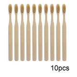 10/4pcs/Lot Wood Rainbow Toothbrush Bamboo