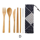 Japanese Wooden Dinnerware Set