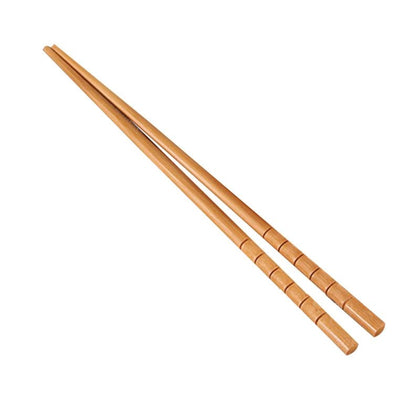 2Pcs/Pair Natural Bamboo Wooden Chopsticks